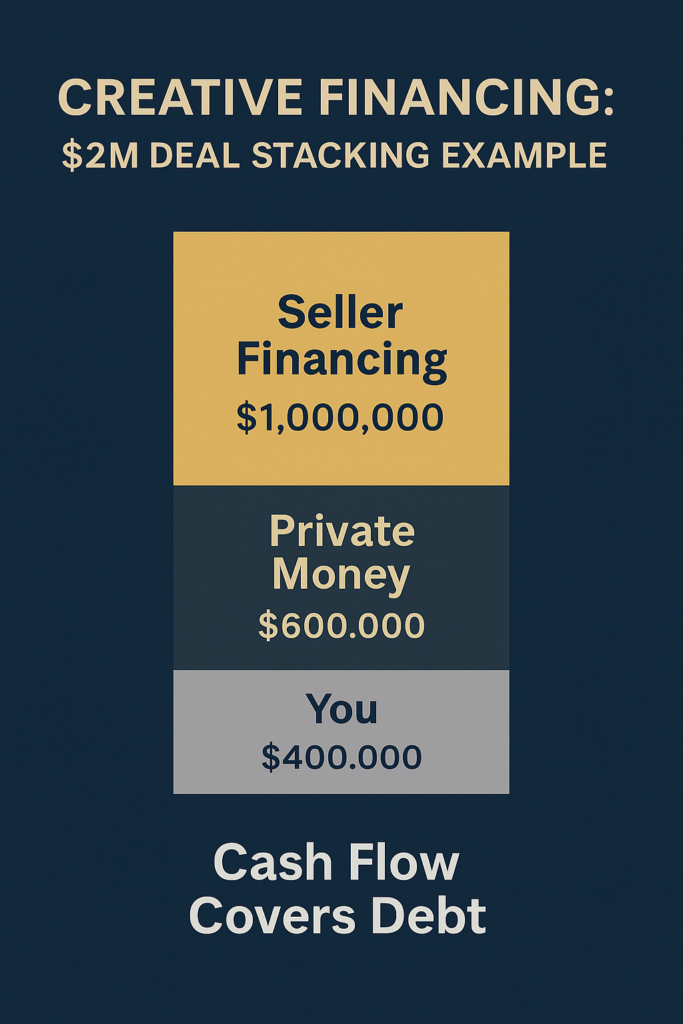 an image of a chart portraying creative financing.